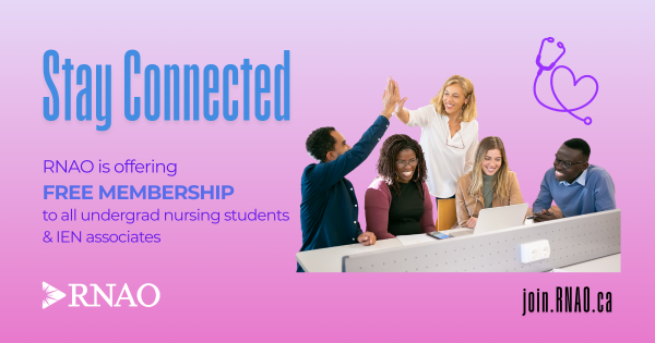 Free membership for nursing students and IENs