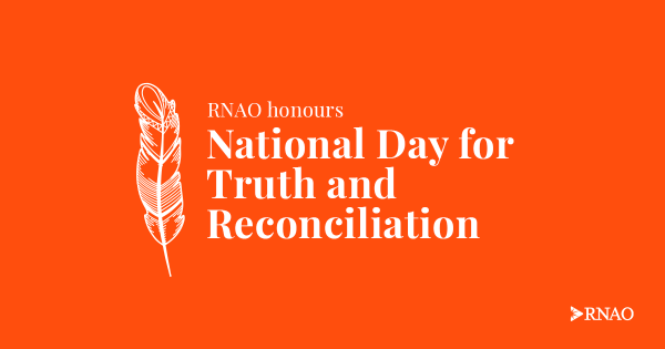 RNAO honours National Day for Truth and Reconcilation