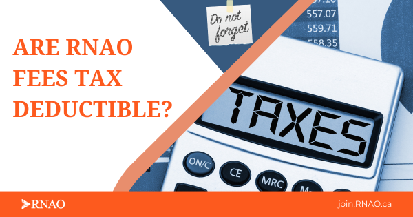 Are RNAO feeds tax deductible?